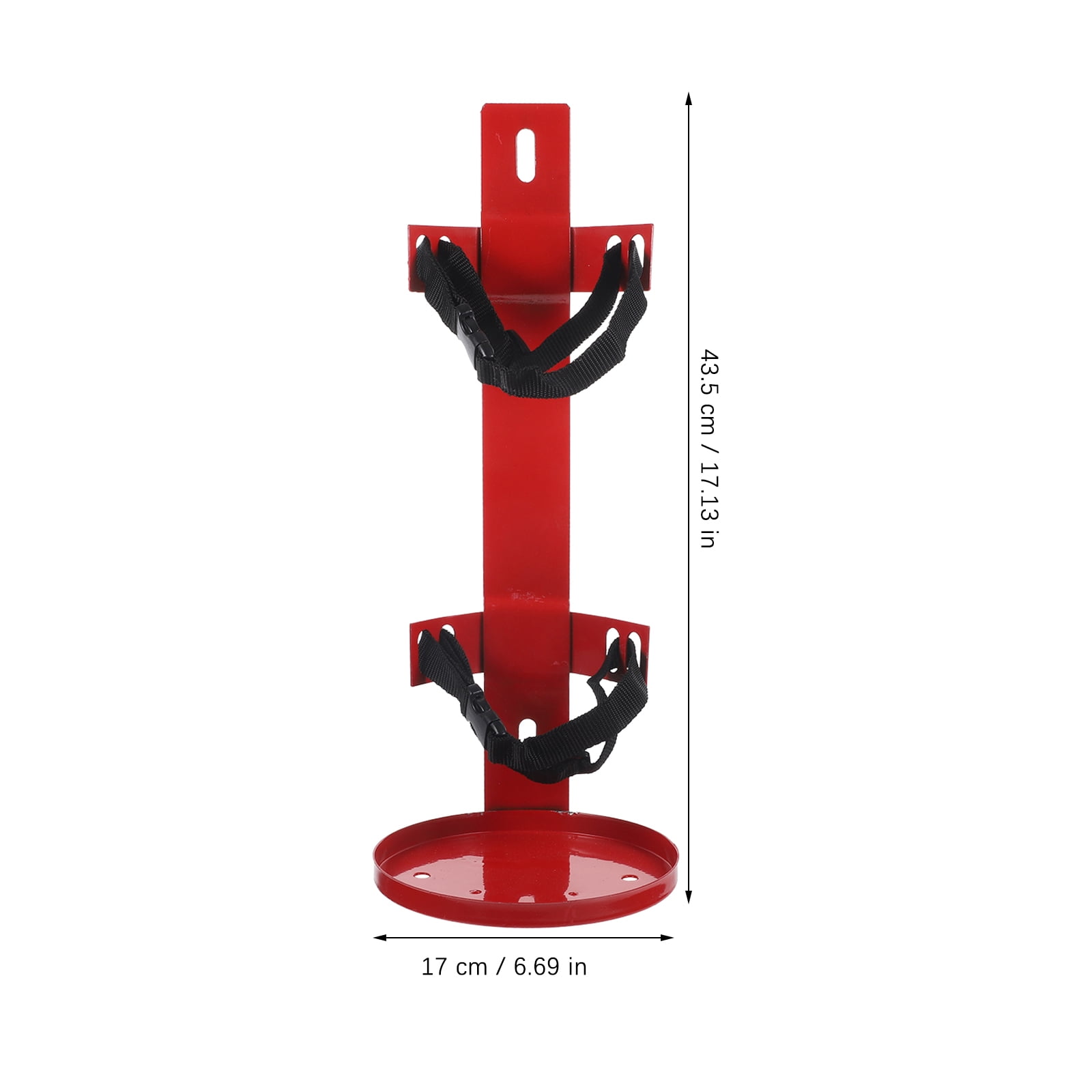 RENACLIPY Renaclipy Heavy Duty Fire Extinguisher Mount for Vehicles Red Secure Fixation Space Saving