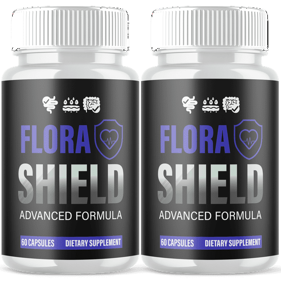 Flora Shield Pills Advanced Formula Vitamin Supplement Support for Overall Wellness FloraShield 120 Capsules