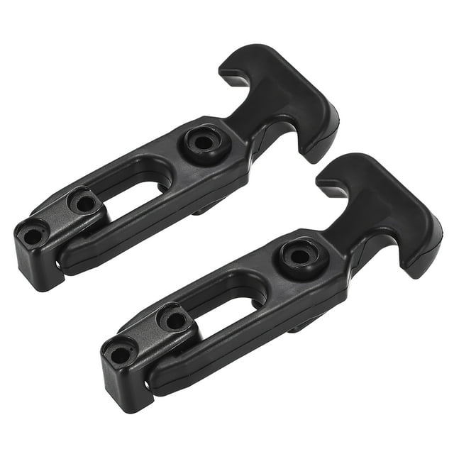 Pestillos de mango en T flexibles de caucho de Bargains Únicos para carrito de golf y caja de herramientas 4.33" x 1.81" Negro 2 Pcs