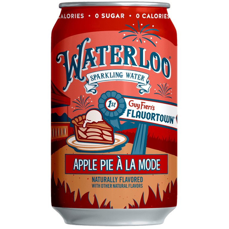 Waterloo Apple Pie à la Mode Sparkling Water, 12 fl oz, 12 Pack photo 3