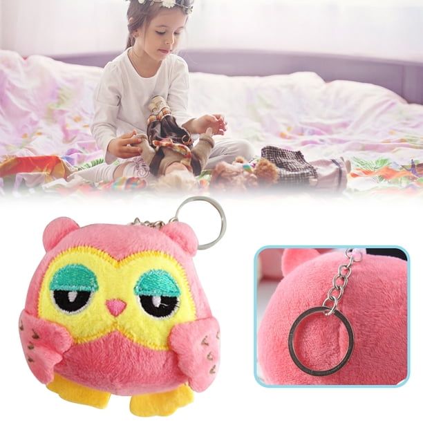 Lindo Búho Juguete Dibujos Animados Búho Animal Felpa Llave Colgante Cartera Accesorios Gran Regalo Para Niños O Amigos 8Cm Methold AP008081-04