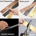 thumbnail image 4 of Moldura de pared autoadhesiva de acero inoxidable FORVOLWCO 5 m color dorado, 4 of 8