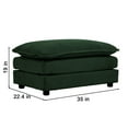 thumbnail image 5 of 111" Modular Sectional Sofa for Living Room, Modern L Shaped Couch with Moveable Ottoman, Comfy Boucle Chenille Couch with Pillows, 5 of 9
