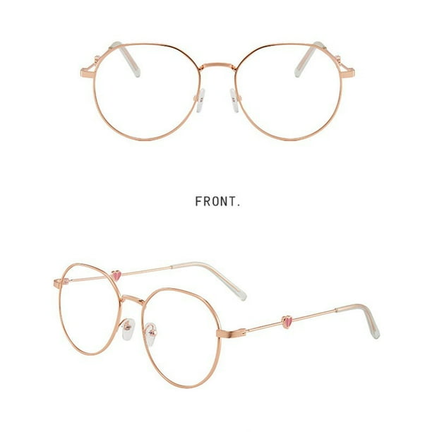 El Mismo Marco De Gafas Mujer Brillante Negro Liso Cara Retro Grande Personalidad Espejo Plano Anti-Azul Hombre