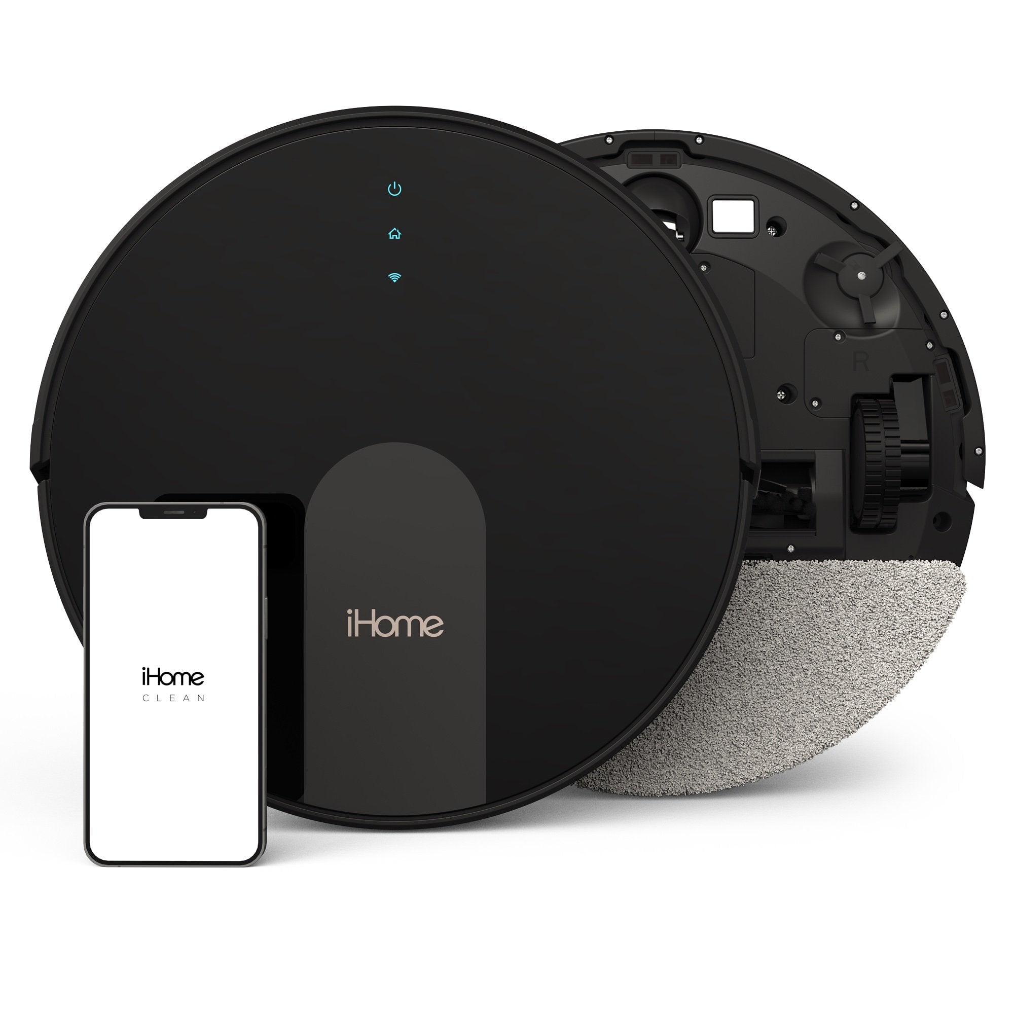 iHome AutoVac Eclipse G 2in1 Robot Vacuum and Mop with Homemap