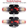 thumbnail image 2 of Absolute ICB80 4/8 AWG 80 Amp in-line Circuit Breaker with Manual Reset with Manual Reset Car Auto Marine Boat Stereo, 2 of 6
