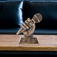 thumbnail image 4 of Miangastore Trophée Microphone Trophée Sculpture en Résine Décoration Maison, 4 of 9