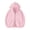 Pink #027, variant on Womens Full Zip Casual Hoodies Double Side Zipper Sweatshirts Hooded Jackets with Pocket Fall Winter Hoodie S