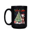 thumbnail image 2 of Merry Christmas and Happy New Year Santa Bull Terrier Holiday Xmas Winter Mug Bully Dog Lovers Gifts Idea Coffee Tea Cup - 00024, 2 of 4