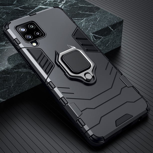 KEYSION-funda a prueba de golpes para Samsung, carcasa trasera con soporte de anillo para Samsung A42 5G A32 A12 A22 A82, Galaxy M32 M12 A01 Core A11 A31 QYM unisex