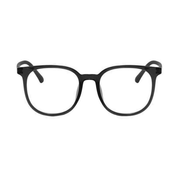 Ultra light large frame plain face myopia glasses frame for women non prescription high-definition anti blue light flat lens