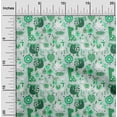 thumbnail image 2 of oneOone Cotton Cambric Light Mint Green Fabric Cute Animal Sewing Fabric By The Yard Printed Diy Clothing Sewing Supplies 42 Inch Wide, 2 of 6