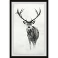 thumbnail image 5 of Baroque Elk Stare II Framed Painting Print - Rectangle Wall Art Decor, 5 of 6