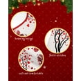thumbnail image 6 of Red Love Heart Tree Valentines Christmas Tree Skirt 36 Inches Large Christmas Skirt Tree, Football Truck Tree Skirt Christmas Decorations for Fireplace Party Holidays Indoor Outdoor, 6 of 7