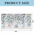 thumbnail image 3 of Blue Coastal Fluorescent Light Covers, Eucalyptus Leaves Summer Beach Starfish Magnetic Light Covers for Ceiling Lights, Fluorescent Ceiling Shade Filters for Classroom Bedroom Office 4x2Ft x 3PCS, 3 of 8
