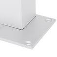thumbnail image 2 of piezas de patas de sofá de aleación de aluminio cuadradas ajustables para gabinete, herrajes para muebles de 120 mm, 2 of 8