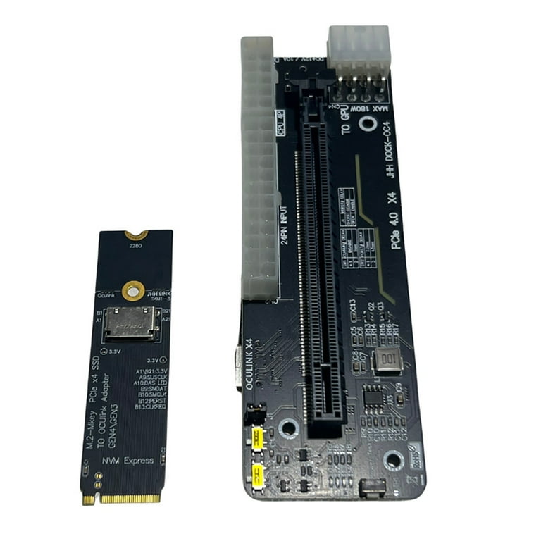 Oculink(pcie4.0) egpuキット Amazon.com: PCIe4 X4 to Oculink SFF 8612 Adapter, 64Gbps