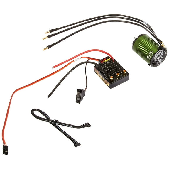 Castle Creations 010-0115-06 SV3 Sidewinder Waterproof 1:10 12V ESC & 1406-5700kv Sensored Motor Combo