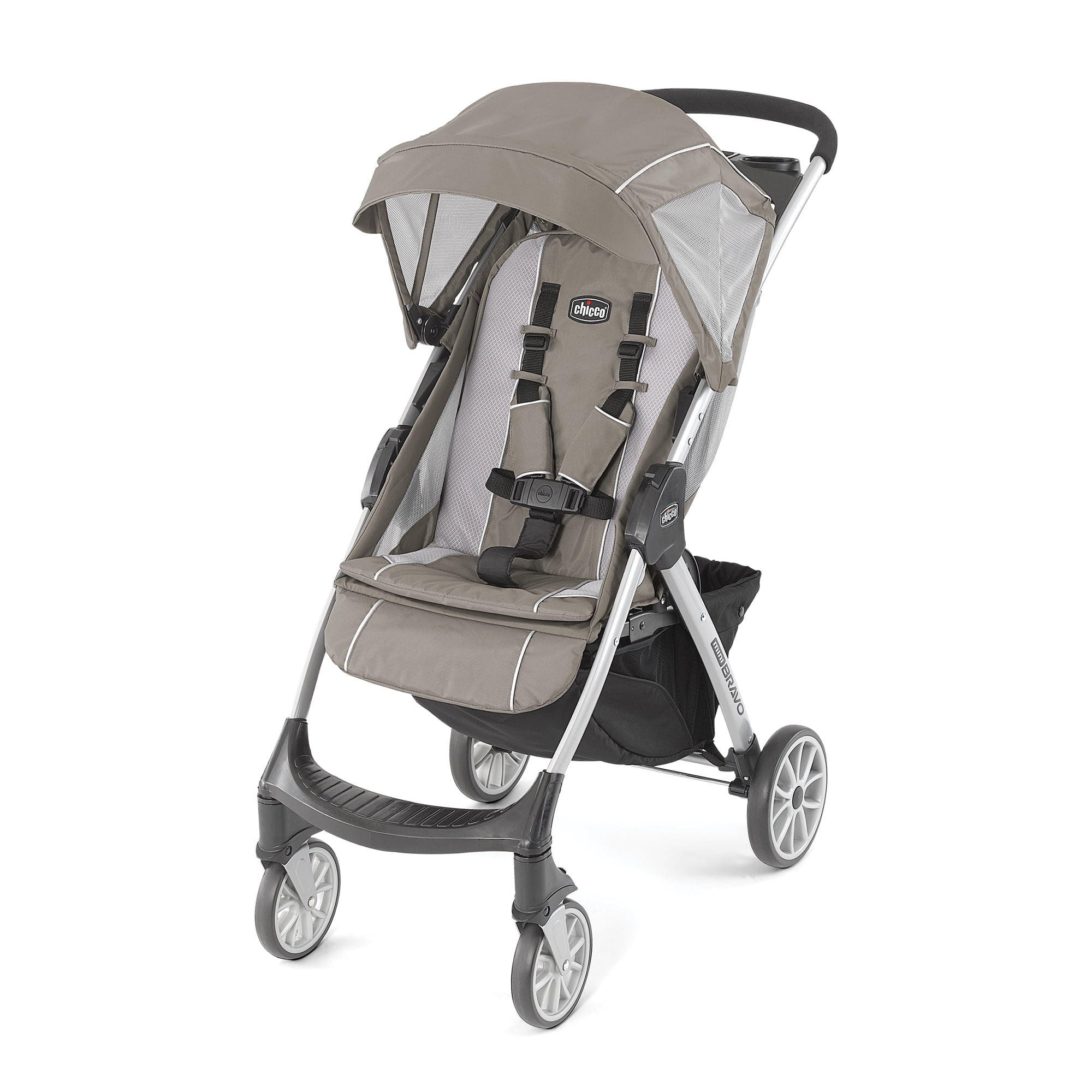 Chicco Mini Bravo Lightweight Stroller, Stone