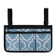 thumbnail image 3 of Bolsa lateral para reposabrazos de silla de ruedas, bolsa de almacenamiento de 6 bolsillos con tiras reflectantes y portabotellas, scooter de movilidad, andador, accesorios de transporte, azul, 3 of 5