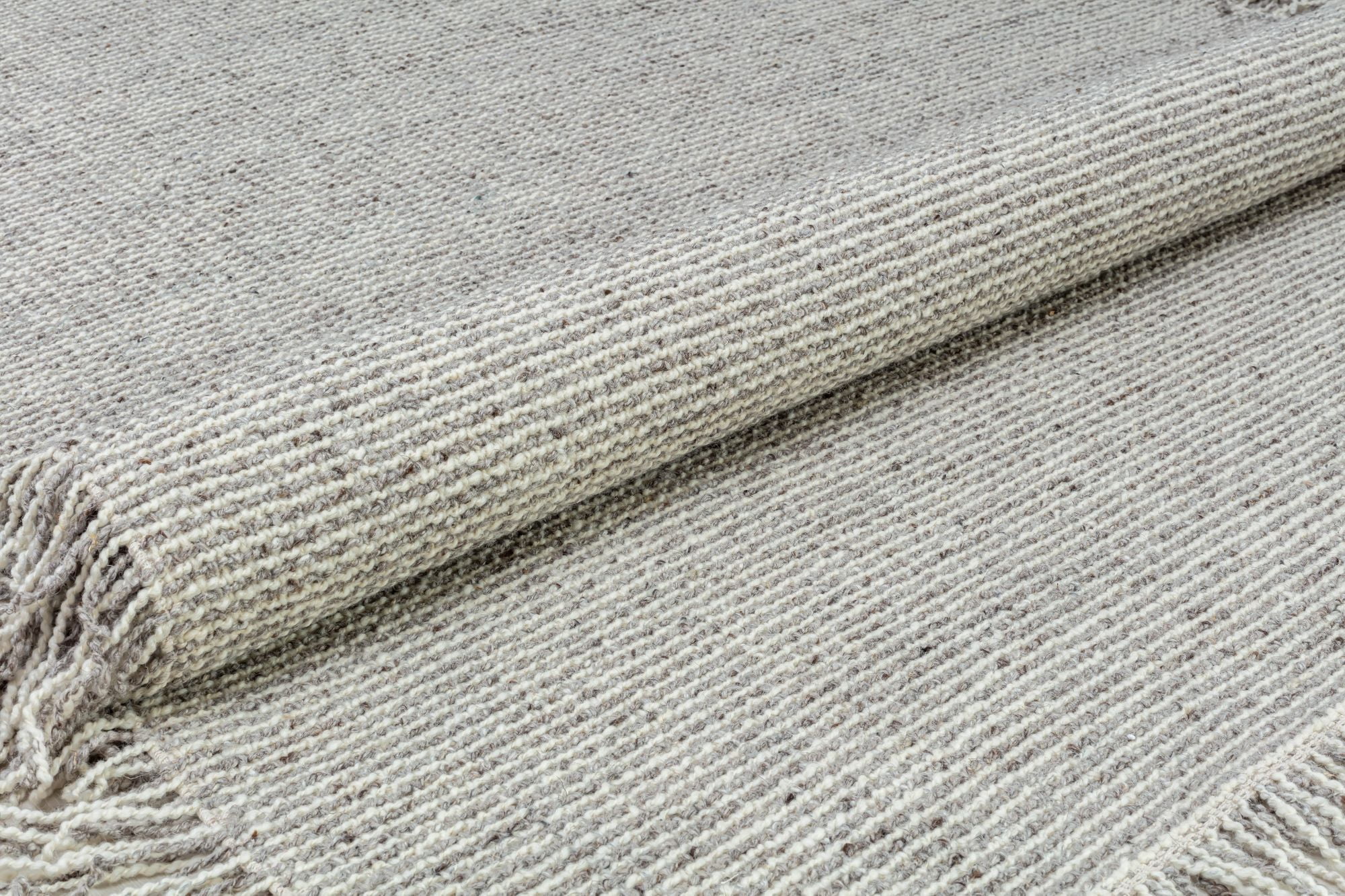 Rugs America NN10E Mushroom Solid Casual Gray Area Rug, 8'0"x10'0"