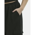 thumbnail image 3 of No Boundaries Tube Top and Cargo Sweatpants Set, 2-Piece, Women's, 3 of 4