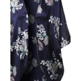thumbnail image 3 of FashionOutfit Women's Loose Floral Super Light Kimono Cardigan Blouse Top MADE in USA, 3 of 3