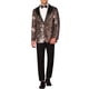 thumbnail image 2 of BLAZERS DE HOMBRE INSPIRE CHIC Con Solapa Pico, Un Botón, Brillo, Argyle y Lentejuelas en Champagne, 2 of 5