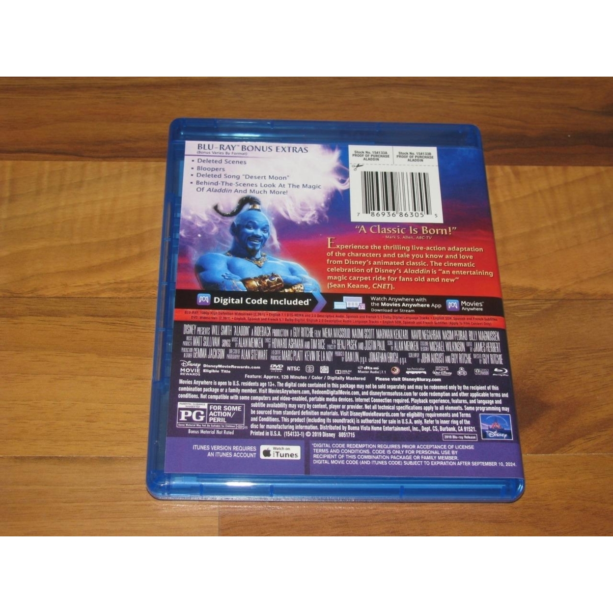 Aladdin (Blu-ray + DVD + Digital Code) - image 3 of 3