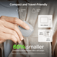 thumbnail image 3 of Belkin Compact Wall Charger 45Watt, USB-C Power Delivery Fast Charging for Apple iPhone 16, 15, 14, 13, Plus, Pro, Pro Max, Samsung Galaxy S25, Galaxy S24, Pixel 9, MacBook, iPad & More - Gray, 3 of 11