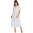 thumbnail image 1 of Vestido casual Roman Fashion Juvenil 595 Blanco G Roman Fashion, 1 of 6