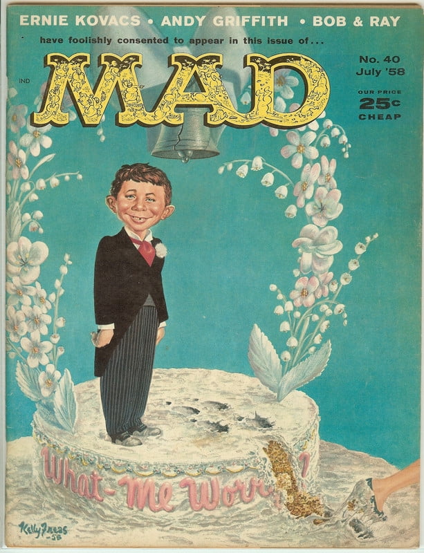 MAD Magazine Vintage Collectible #40 July 1958 VERY FINE (VF)