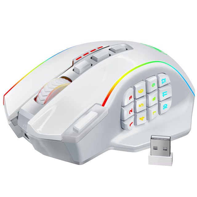Ratón inalámbrico para juegos Redragon M901P-WS 16.000 DPI RGB