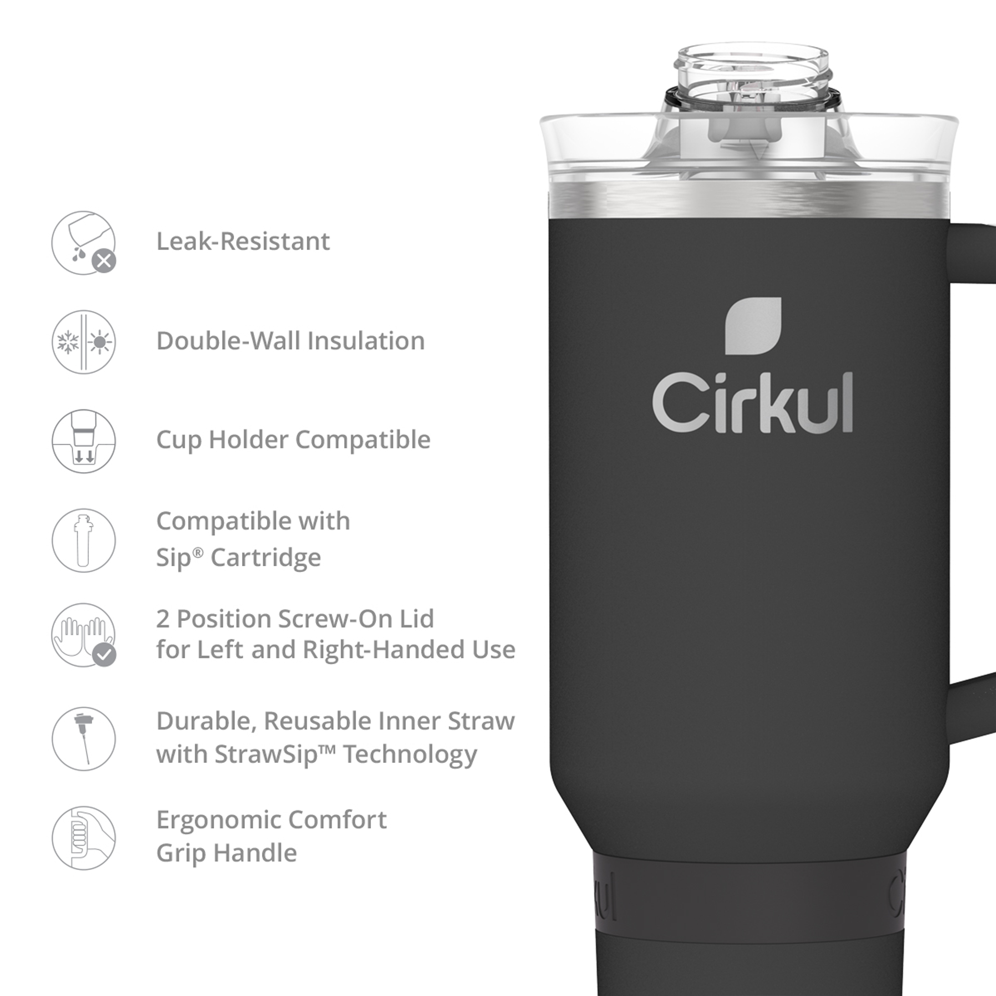 Cirkul 40 oz All-Day StrawSip Insulated Tumbler photo 2