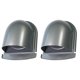thumbnail image 1 of 2X Extractor de Escape Anticorrosión de Campana de Ventilación de Acero Inoxidable Impermeable de 4 Pulgadas Y 100 mm para Cubierta de Salida de Aire de Pared, B, 1 of 5