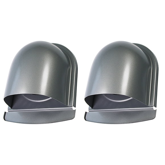 2X Extractor de Escape Anticorrosión de Campana de Ventilación de Acero Inoxidable Impermeable de 4 Pulgadas Y 100 mm para Cubierta de Salida de Aire de Pared, B