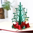thumbnail image 4 of Less Than 5 Greeting Card Handmade Paper Card Christmas Tree Greeting Postcard Three- Diy Sculpture Fawn Christmas 3d Card Home DIY, 4 of 9