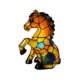 thumbnail image 2 of Stained Style Horse Night Light Resin USB Powered Table Lamp For Home Decor, 2 of 9