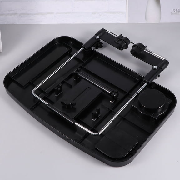 Supvox 1Pc Black Car Food Holder and Laptop Table Foldable Seat Desk Multi Functional Use