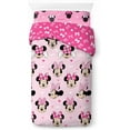 thumbnail image 2 of Disney Minnie Mouse Cœurs & Amour 100 % Coton Ensemble de Literie 3 Pcs, 2 of 7