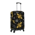 thumbnail image 3 of Easygdp Hohey Bee Golden Embroidery Print Elastic and Washable Suitcase Protective Cover with Hidden Zipper Fits 18-32 inch Luggage -Large, 3 of 9