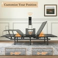 thumbnail image 6 of Adjustable Bed Frame,Twin Metal Frame Bears 500 lbs,Wireless Remote Memory Function,Head & Foot Lift Incline,Quiet Motor for Lying Down Reading Watching TV, 6 of 7