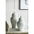 thumbnail image 4 of CC Home Furnishings Medium Porcelain Lidded Ginger Jar - 17" - White, 4 of 6