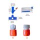 thumbnail image 1 of Swimming Pool Vacuum Cleaner Cleaning Tool Kit Pond Fountain Brush Portable Swimming Vacuum Brush-U, 1 of 5