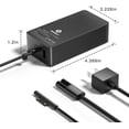 thumbnail image 3 of Charger E EGOWAY - Fuente de alimentación AC para Surface Book 3 (127 W, 15 V, 8 A), 3 of 8