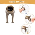 thumbnail image 5 of Dispensador exprimidor de pasta de dientes para perros, tapa de pasta de dientes reutilizable con cierre automático, silicona segura, 3 uds., 5 of 5