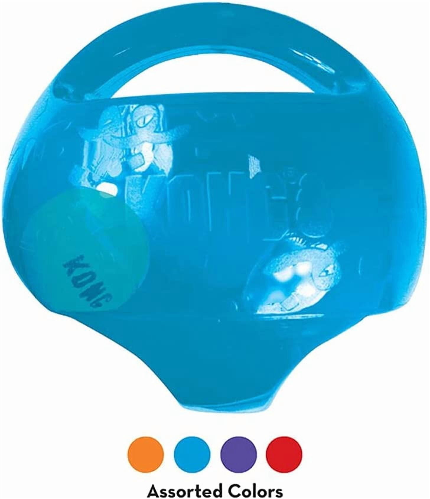 Jumbler Ball - Interactive Toy for Dog & Puppy Playtime Fetch with Tennis Supplies Engaging Play Medium/Large Dogs Assorted Colors