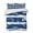 White Dark Blue, variant on Quilts Full Size, Navy Blue Coastal Soft Comforter Bedding Set for Bed, White Summer Beach Nautical Ocean Lightweight Quilted Bedspread with Pillow Cover(2 Pieces) for All Season, 78x90 Inch
