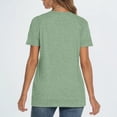 thumbnail image 6 of SUNBS T Shirts for Women Short Sleeve Crew Neck Plain Tee Casual Summer Top Women Blouses, 6 of 8