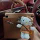 thumbnail image 4 of Kawaii Sanrio Anime Hello Kitty vaquero muñeca bolso colgante lindo dibujos animados encantadora mochila encanto juguetes cosas lindas para niñas, 4 of 4